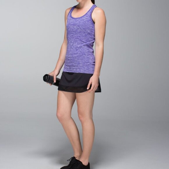 Lululemon Swiftly Tech Racerback Tank Top Size 4 Heather Purple Gym Yoga Active - Picture 1 of 7
